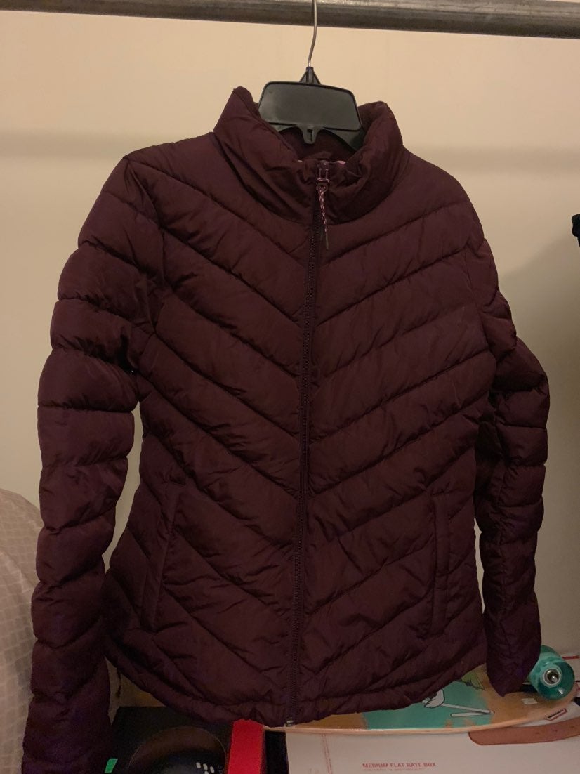 Gap Puffer Jacket MAROON Women’s SMALL