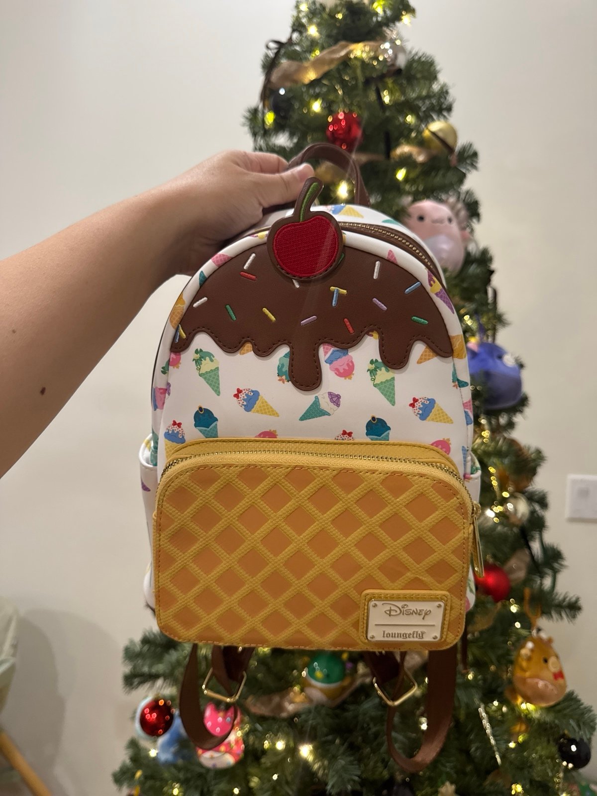 Loungefly Backpack with wallet Disney princess ice cream cone