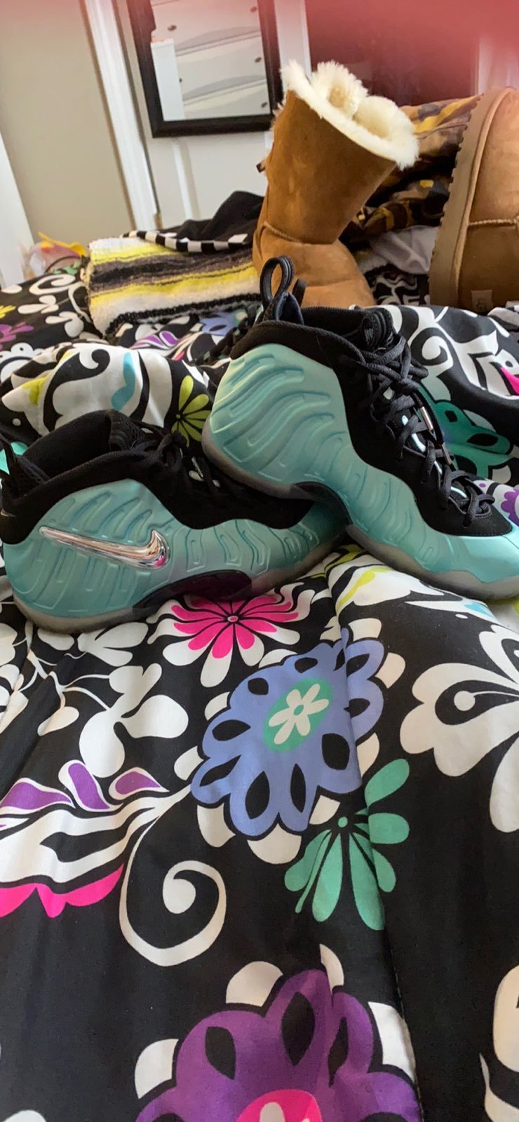 Turquoise foamposites