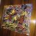 Resin canvas art