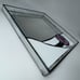 Handmade Stained Glass Square Vanity Mirror Tray 10x10 Pink Flower Stain VNTG
