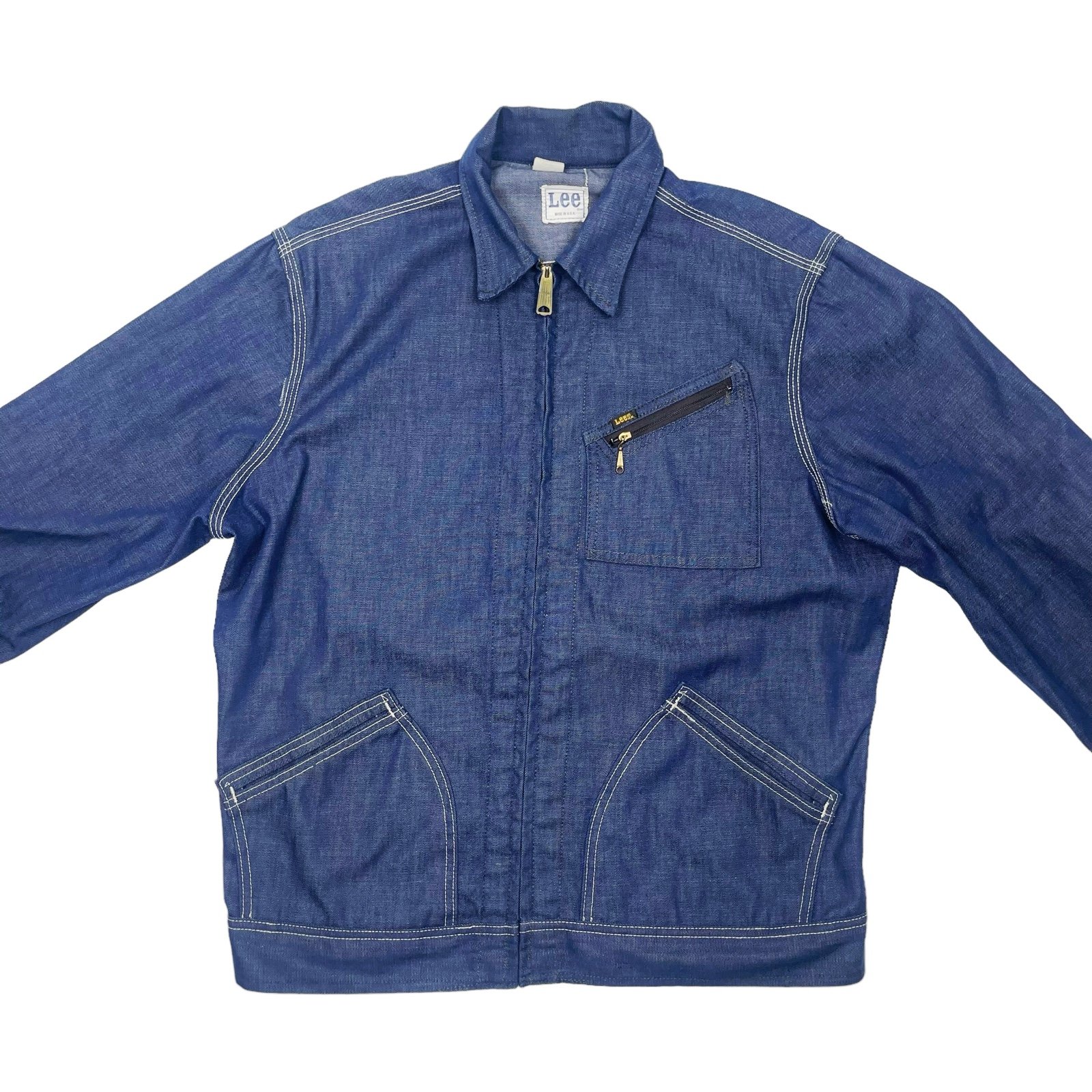 Rare Vintage 1960's LEE 91-B Union Made Jelt Full Zip Denim