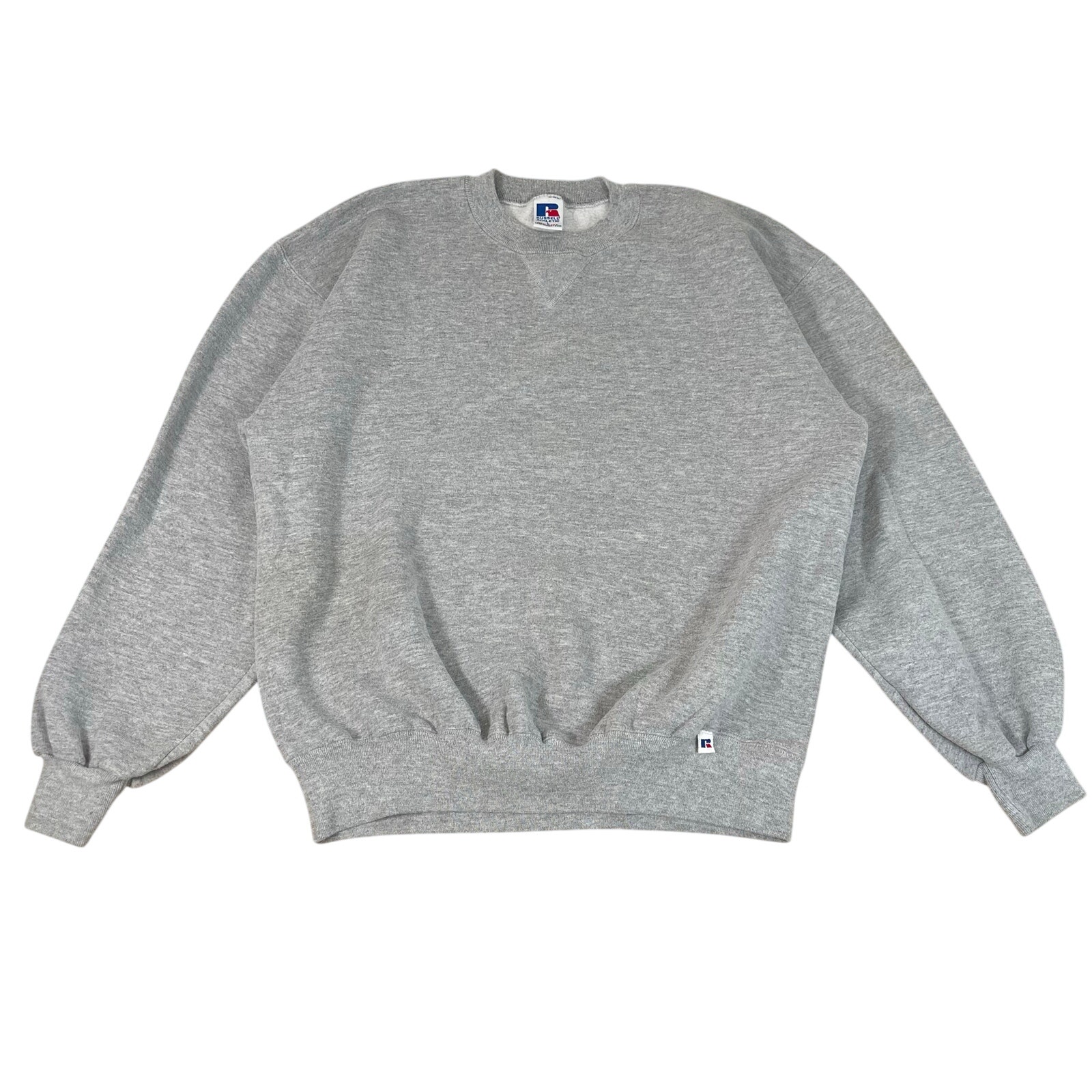 Vintage Russell athletic grey crewneck sweater size large made in usa