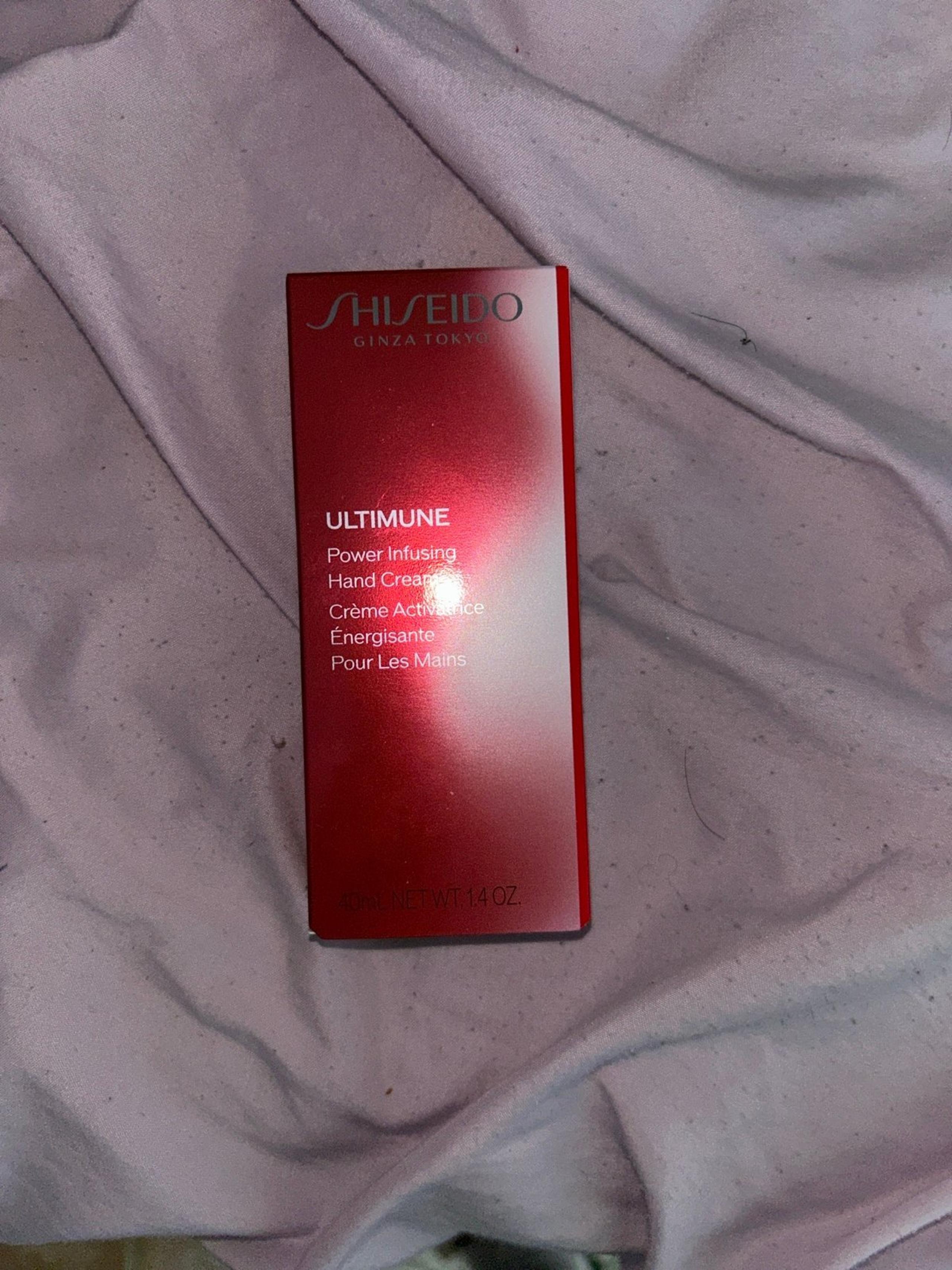 Shiseido ultimune power infusing hand cream