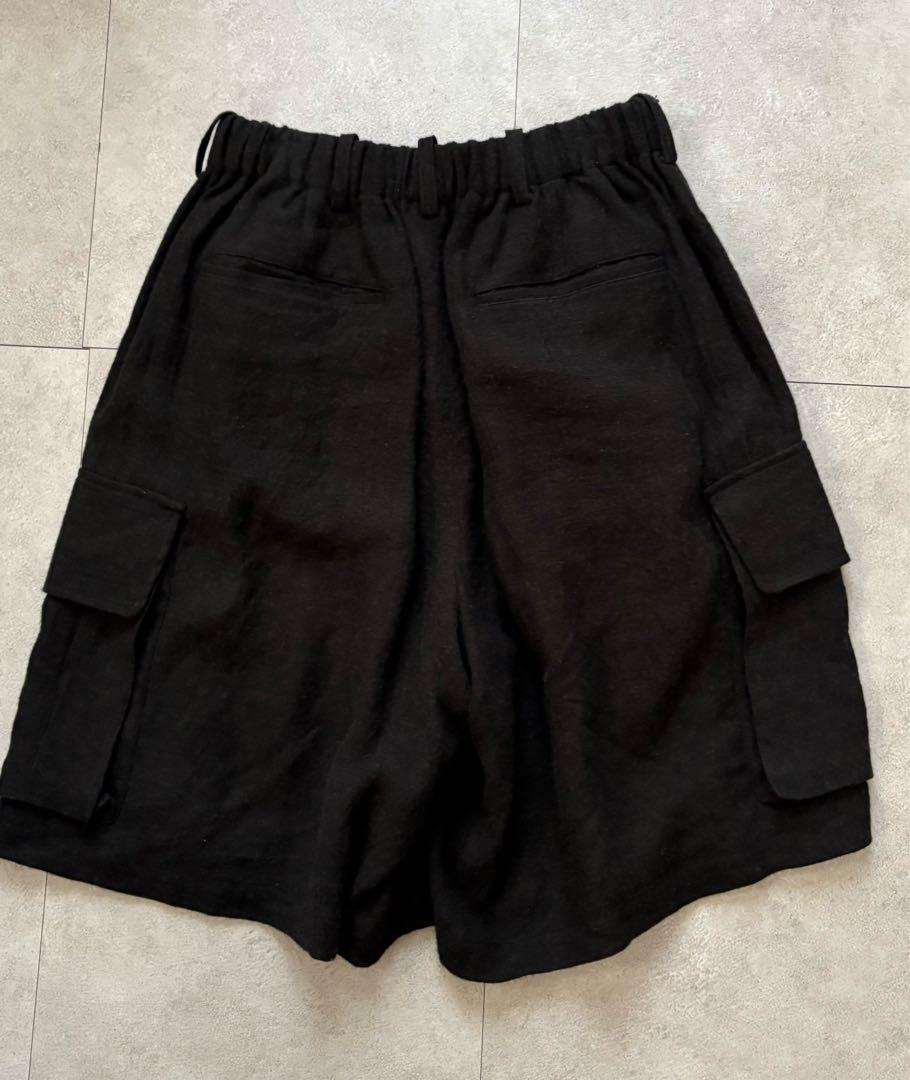 魅力の LIDNM SHORTS] FATIGUE WOOL LINEN パンツ