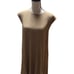 Homme Plisse Issey Miyake Polyester Ribbed Brown Tunic Top