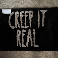 Rae Dunn “Creep It Real” Bath Rug