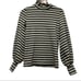 MR. Larkin Balloon Sleeve Seafoam Green Striped top