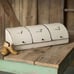 Three Door Divided Storage Bin Bread Box