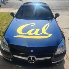 Cal Berkeley Auto Hood Cover | Sports Flags | Hood Flags | NCAA Flags 150x120cm