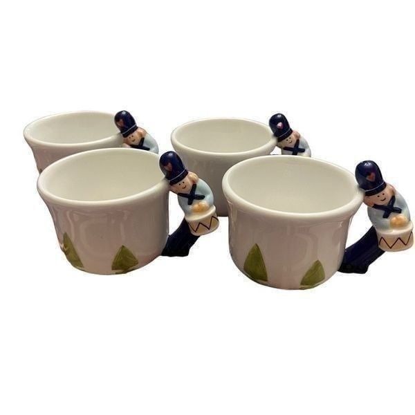 Department 56 Humpty Dumpty Storybook Village Mini Teacup Set of 4