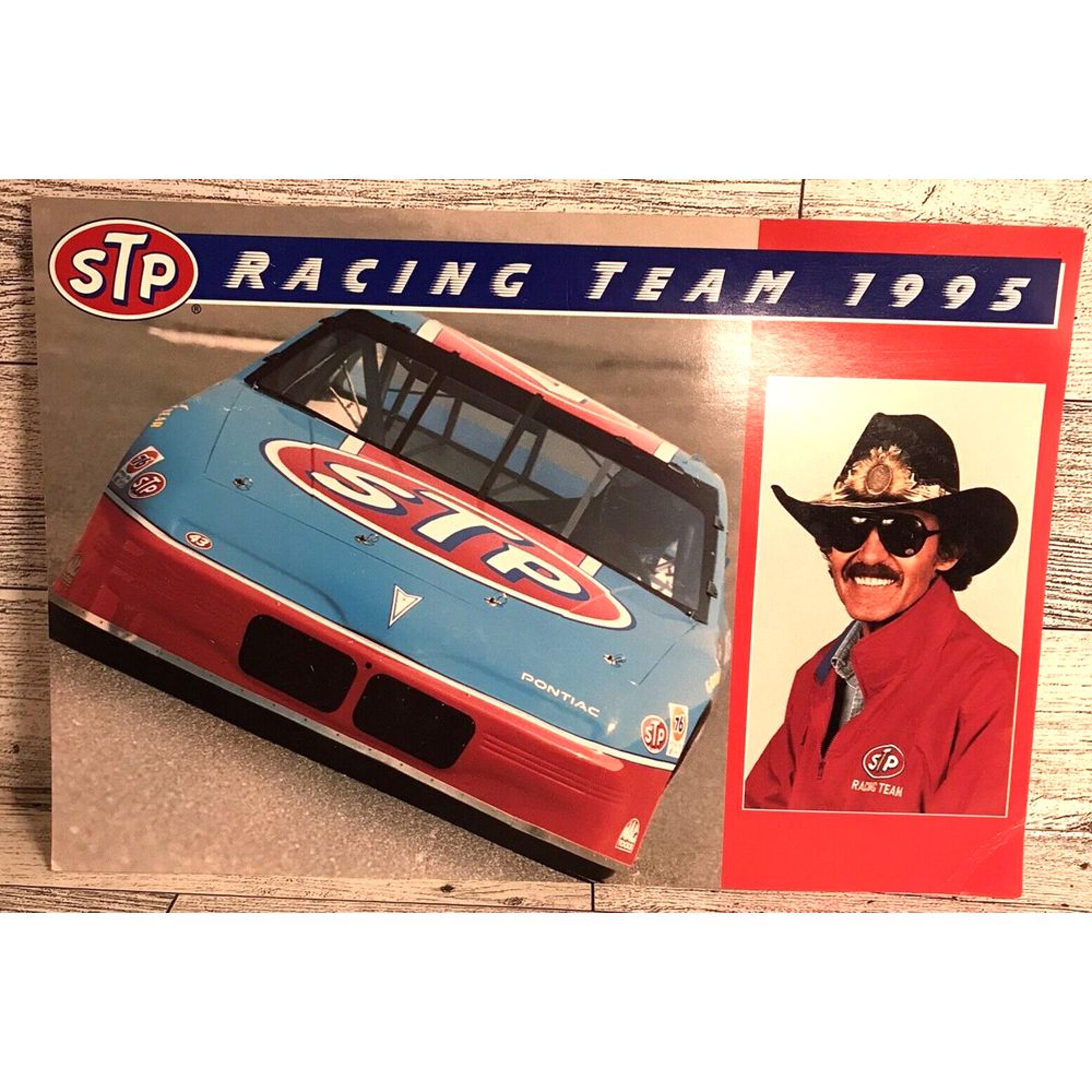 STP Racing Team 1995 Nascar Postcard Vintage Ephemera Memorabilia Richard Petty