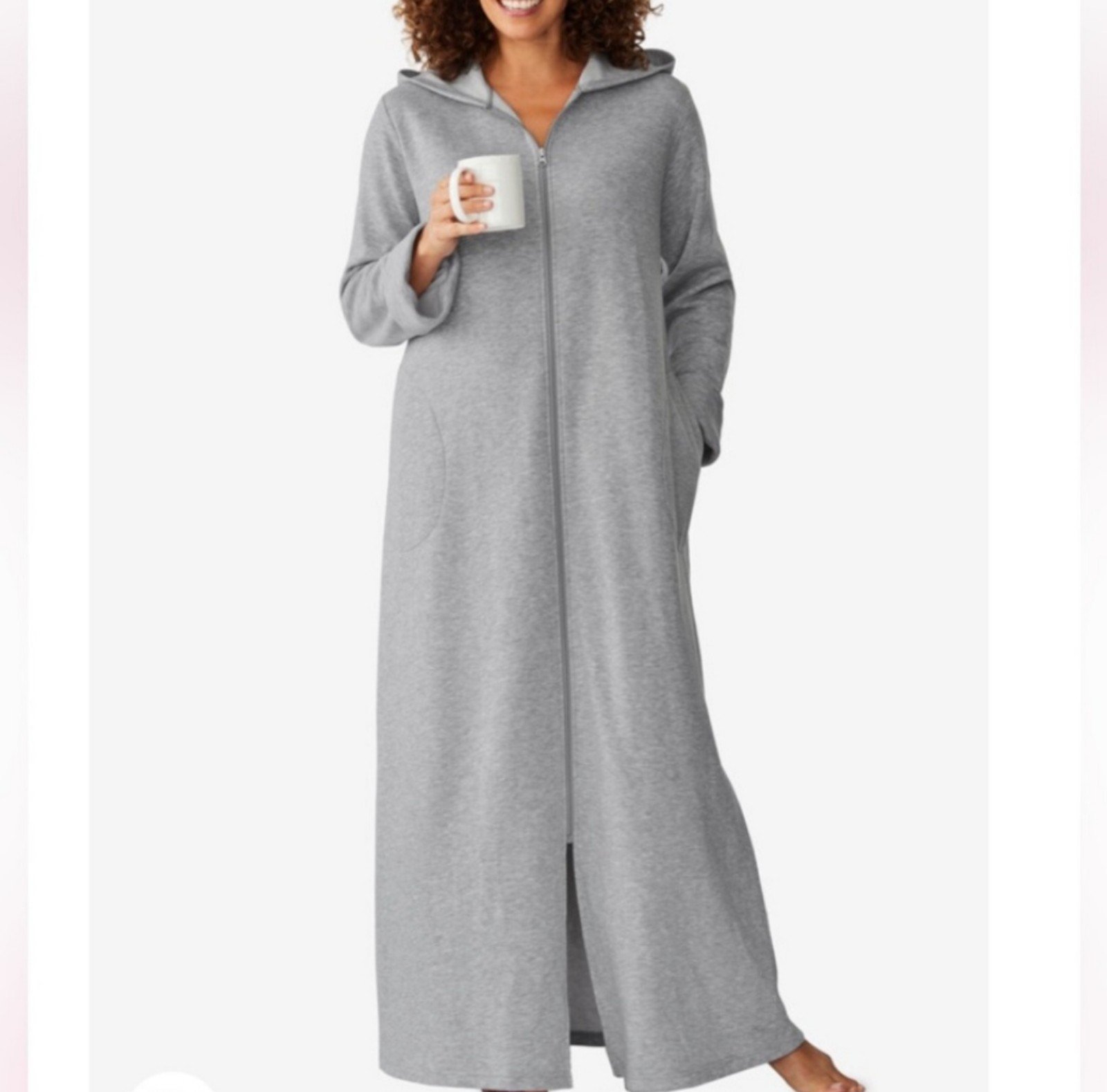Dream Co. Zip up hooded robe 2X