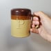 Vintage Brown Dip Stoneware Shakers