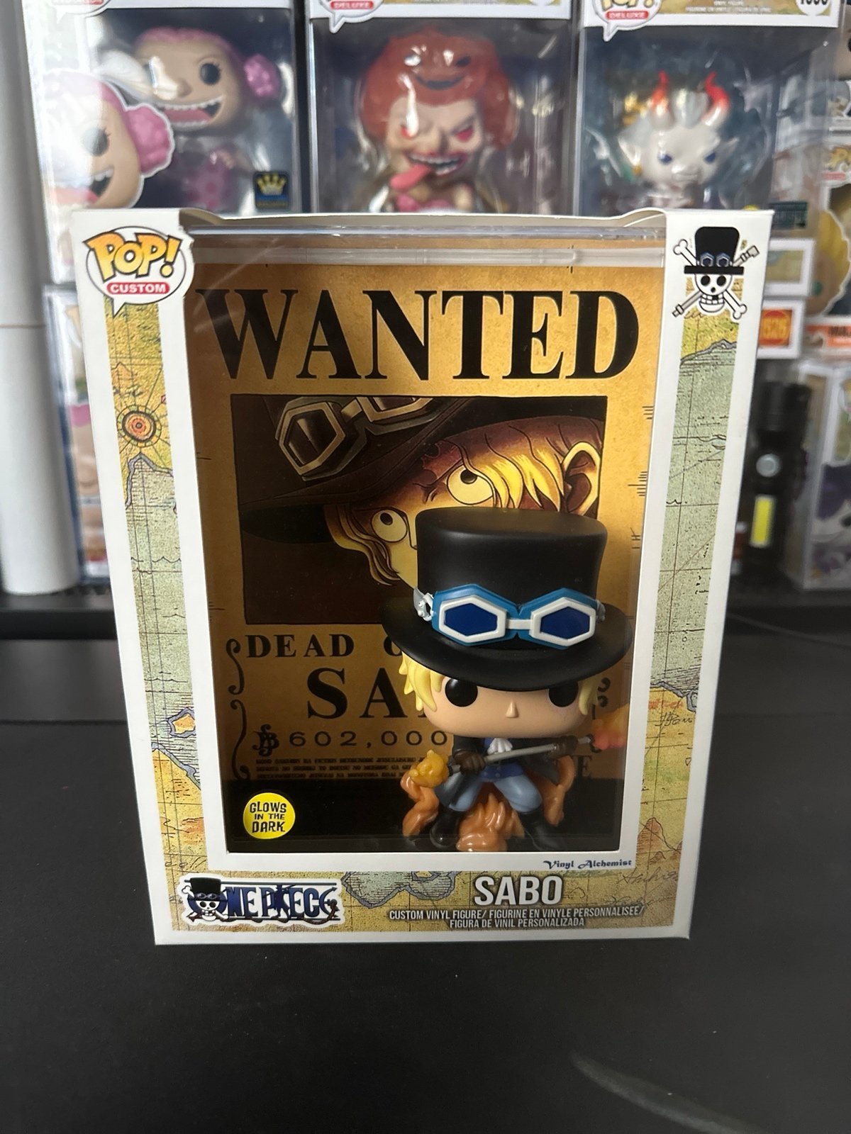 Custom Sabo wanted poster funko pop glow