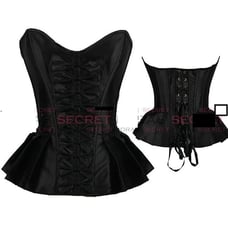 NWOT WOMENS CORSET BUSTIER BLACK MED