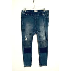 One X One Teaspoon Jeans Womens Medium Pull On Patchwork Distressed Boho