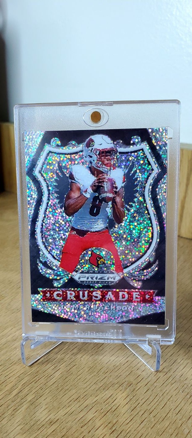 Lamar Jackson /20 RARE White Sparkle!