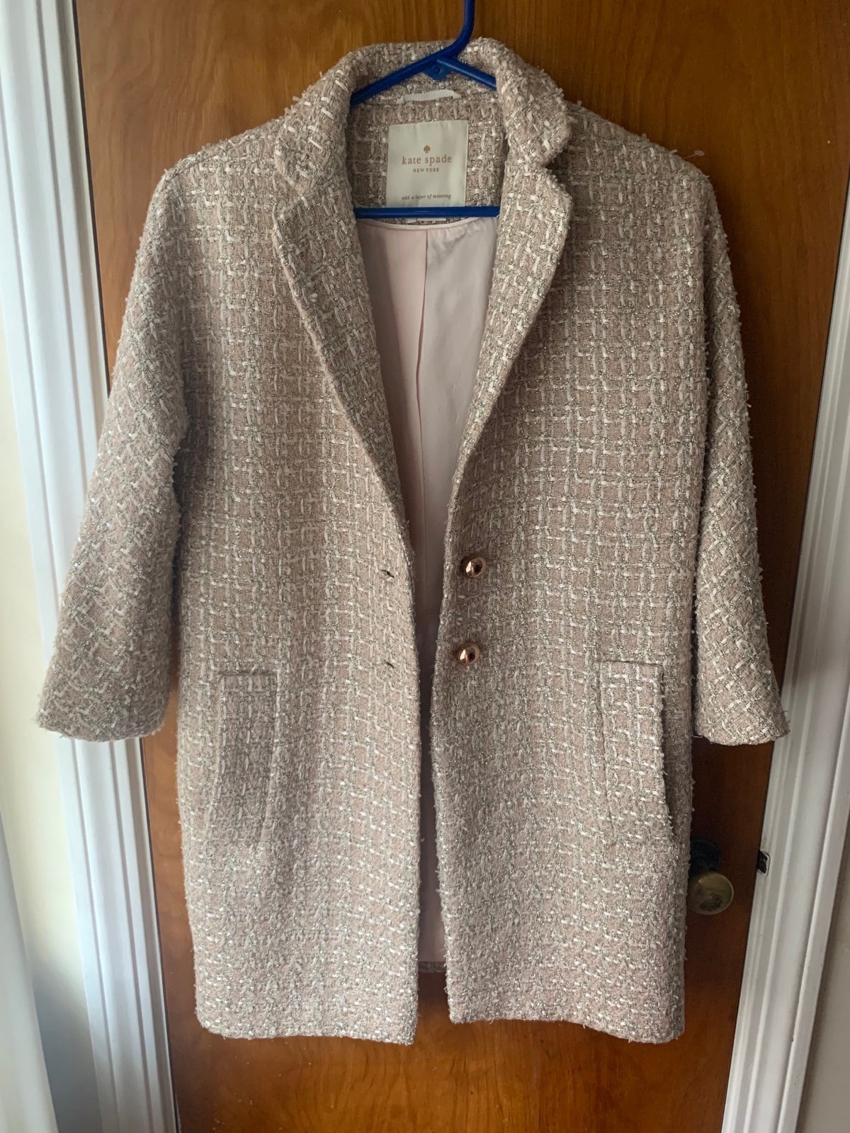Kate Spade Renata coat size xxs