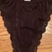 Arianne Brand Brown Lace Trim High Rise Thong NWOT