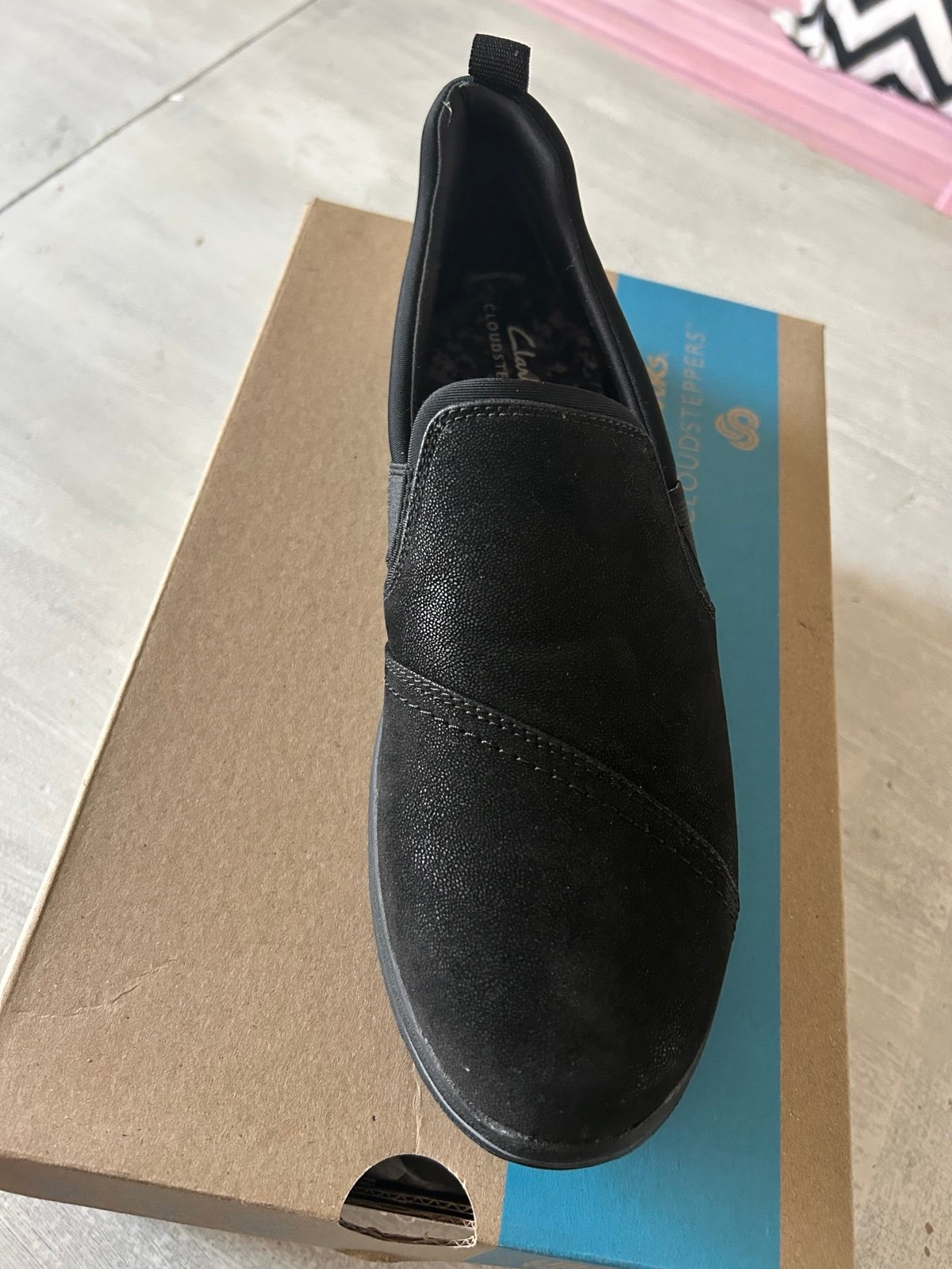Clarks Black Cloud Steppers Breeze Dawn Shoe 10 NewClarks
