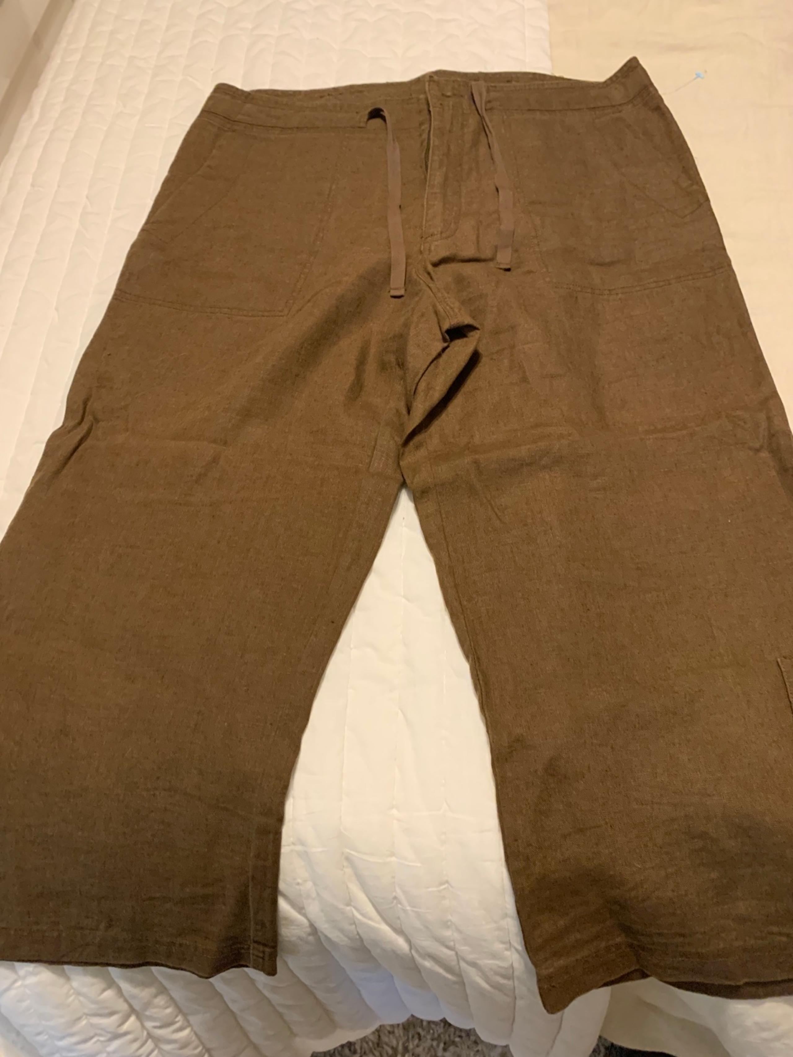 Eddie Bauer linen pants