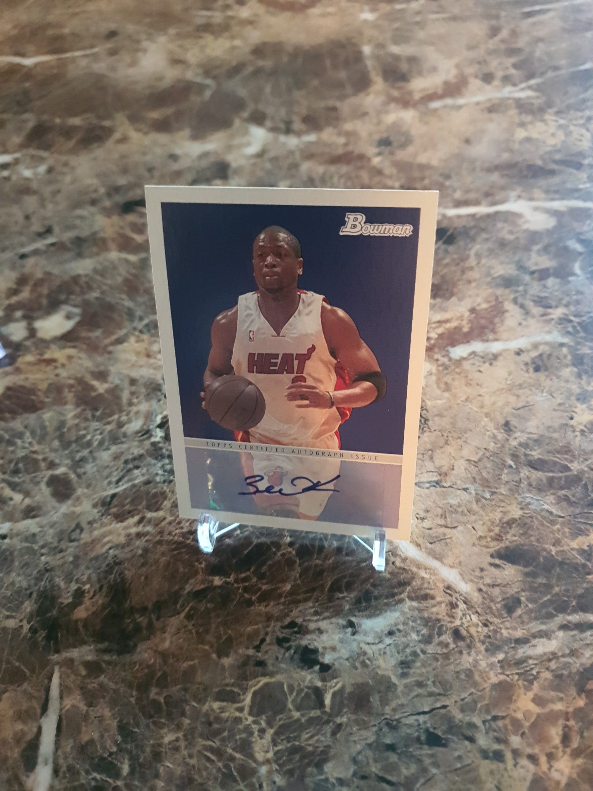 2009 Dwyane Wade Topps Bowman Certified Autograph Issue