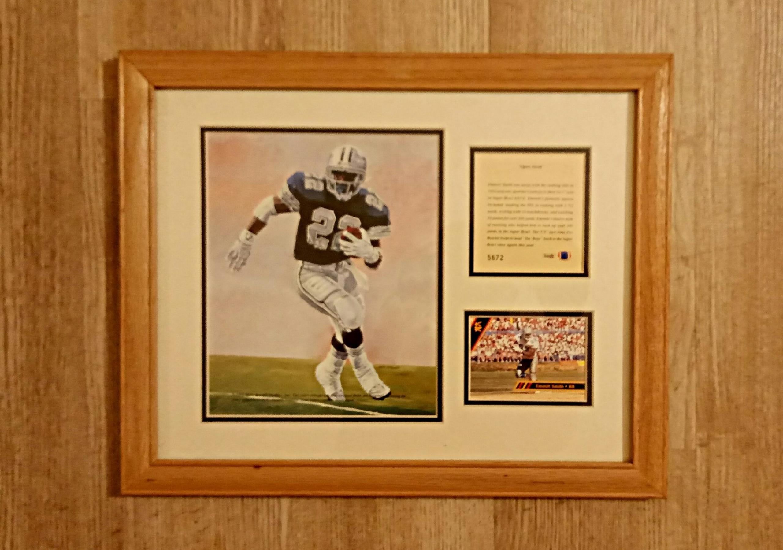 Emmett Smith Iithograph