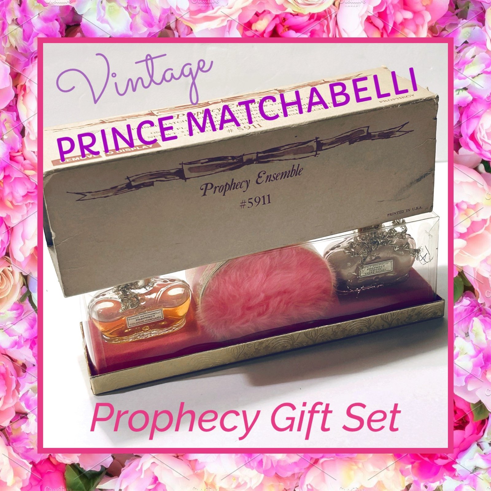 Vintage Discontinued Perfume 3-Pce Prophecy Gift Set ~ PRINCE MATCHABELLI