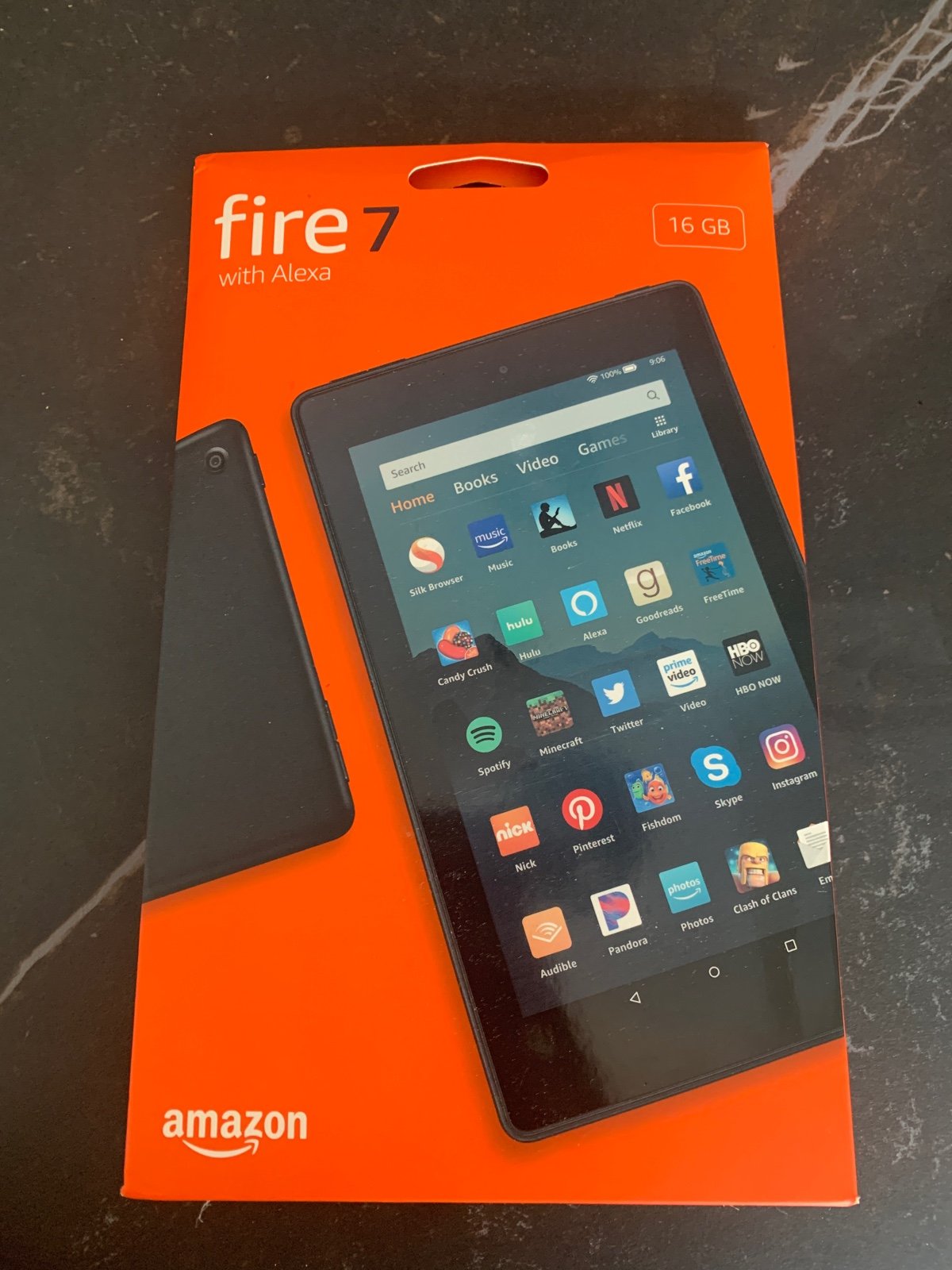 Amazon Fire 7 with Alexa (black)