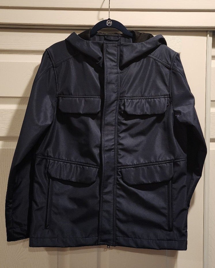 Banana Republic Jacket Hooded Coat Navy