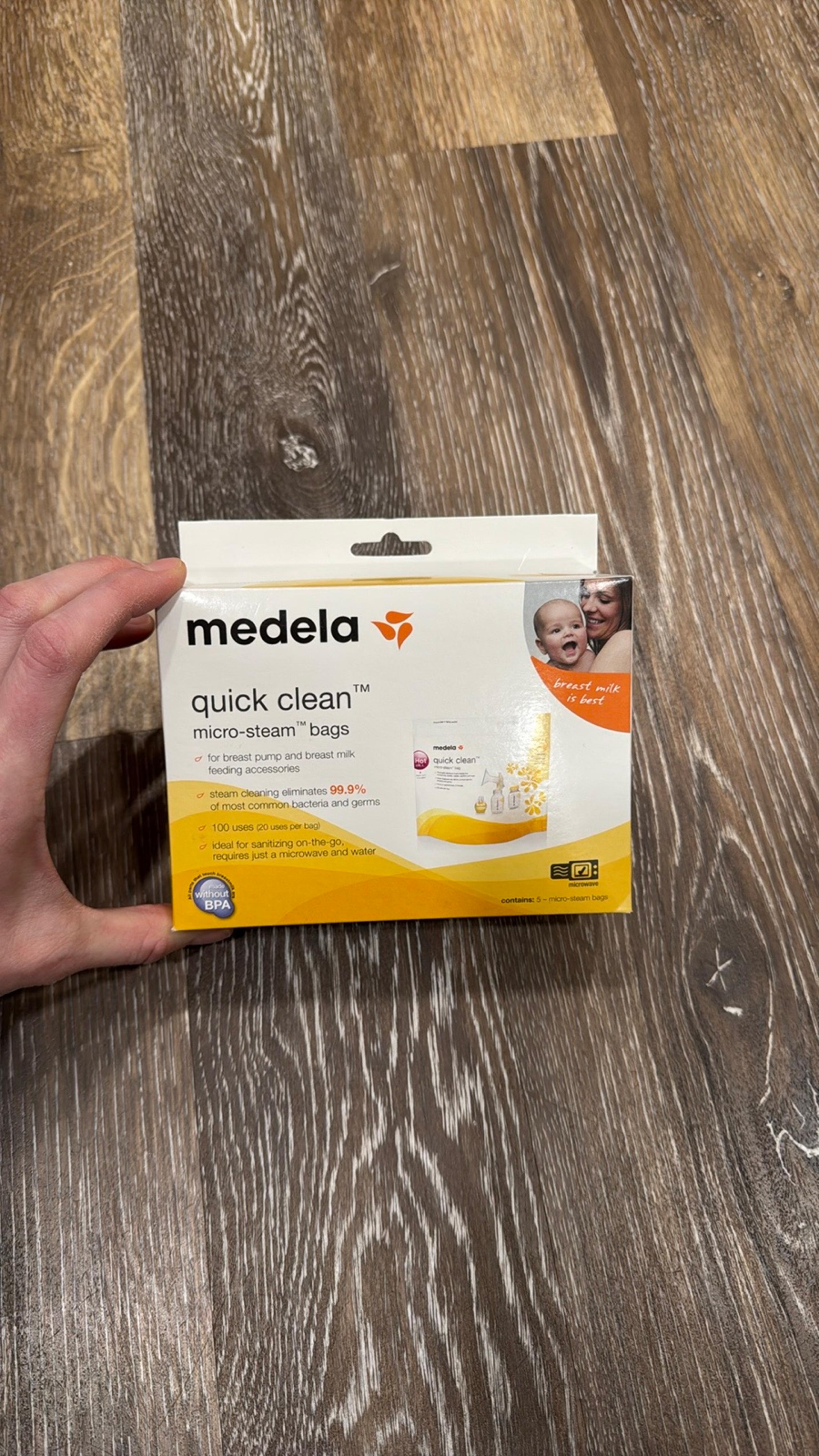 NIB, Medela Quick Clean micro-steam bags