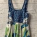 Farm Rio Valeria Tiered Floral/Tropical Print Maxi Dress Small