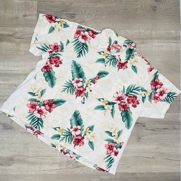 Vintage rjc Hawaiian shirt tropical vacation beach shirt 3x-4x size luau
