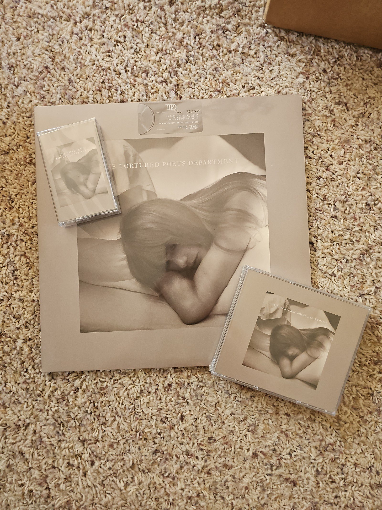Taylor swift The Bolter Bundle Cd, cassette, and vinyl