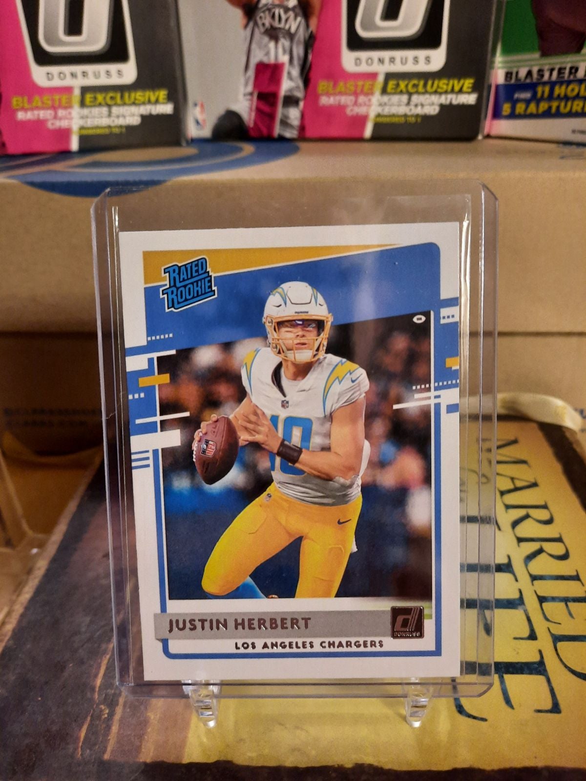 JUSTIN HERBERT RATED ROOKIE 2020 DONRUSS