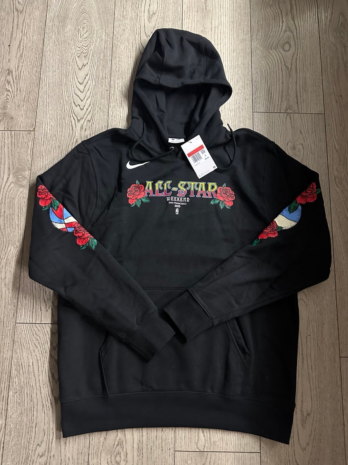 Nike NBA 2025 All-Star Game Weekend San Francisco Fleece Hoodie Size Large