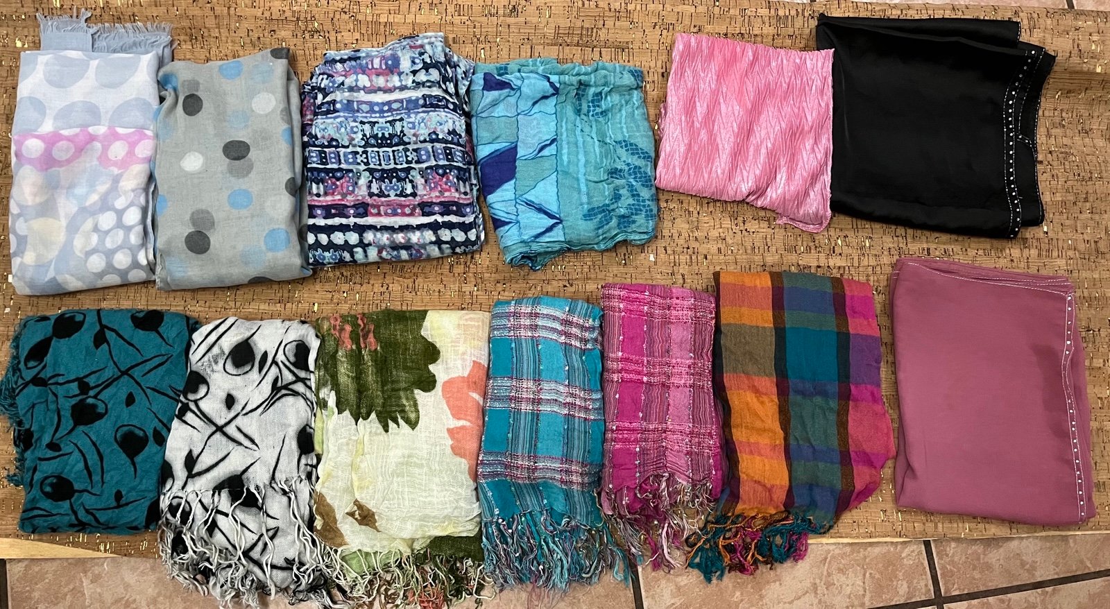 Lot of scarves (hijabs)