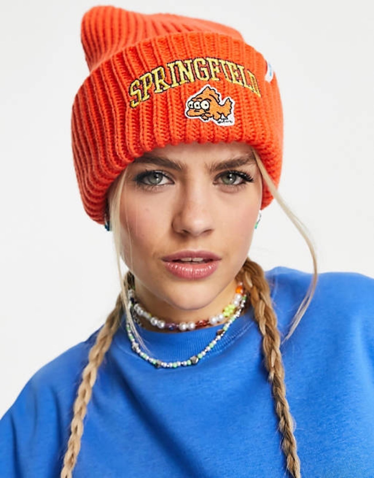 Levi's x The Simpsons Oversized Beanie - Red One Size