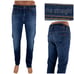 7 For All Mankind 32 X 32 Jeans The Straight Blue Cotton Blend Stretch 33 Actual