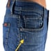 7 For All Mankind 32 X 32 Jeans The Straight Blue Cotton Blend Stretch 33 Actual