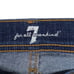 7 For All Mankind 32 X 32 Jeans The Straight Blue Cotton Blend Stretch 33 Actual