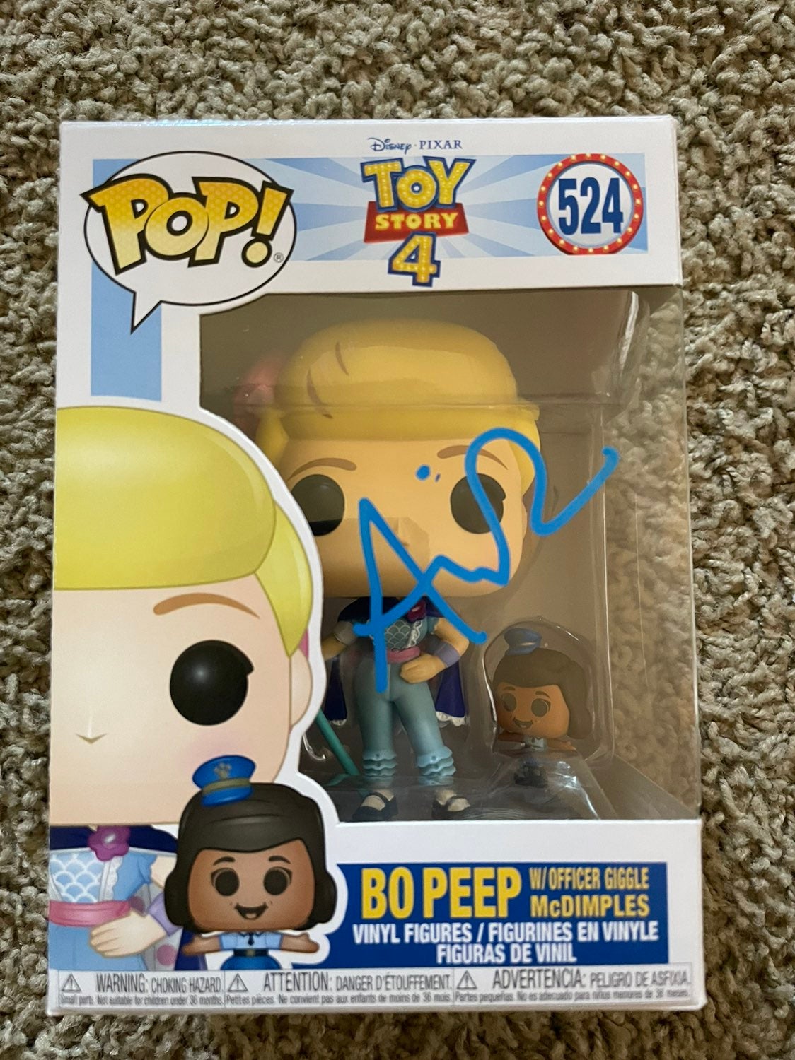 Annie Potts BoPeep ToyStory Signed Funko