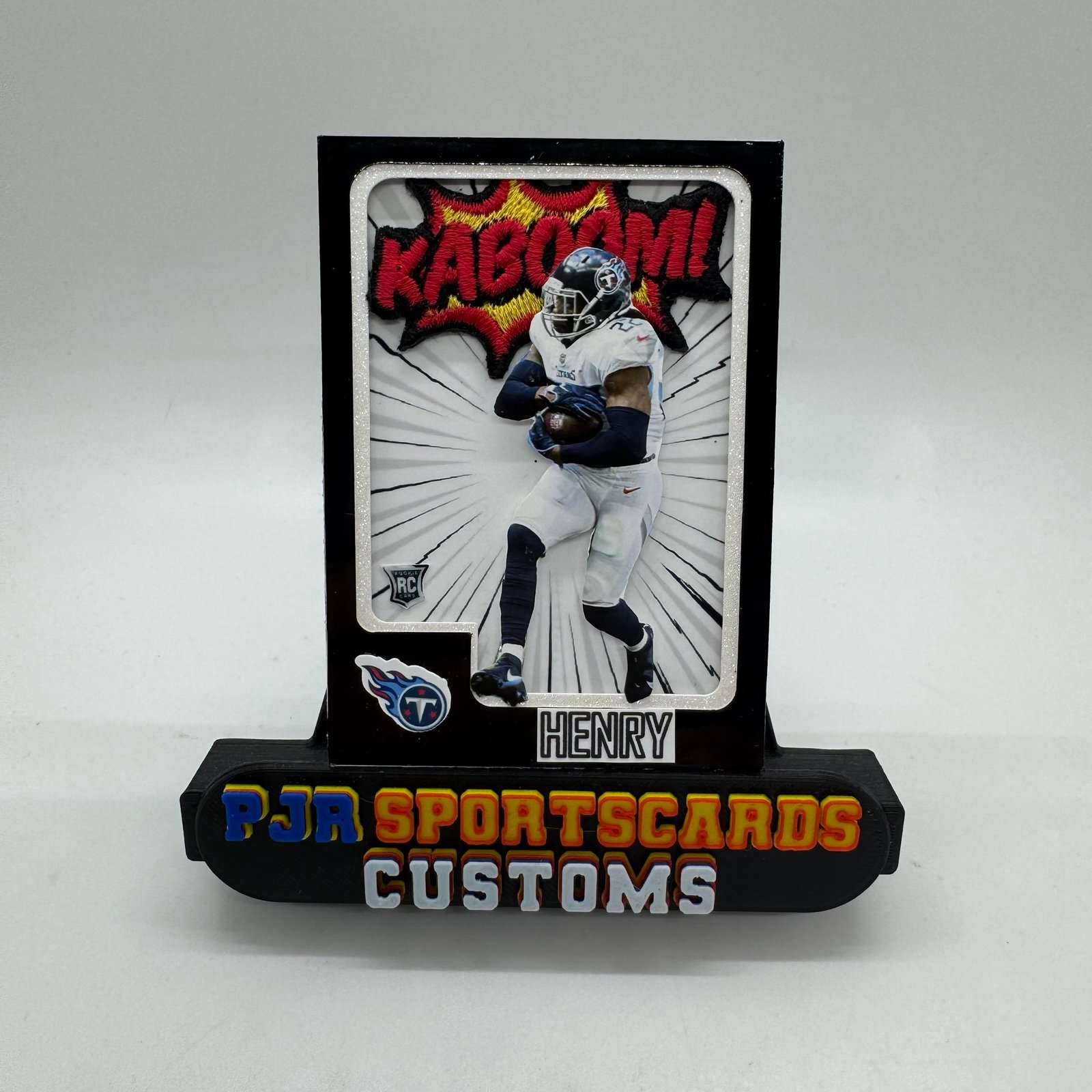 Custom made art card ACEO of Travis Henry Tennessee Titans