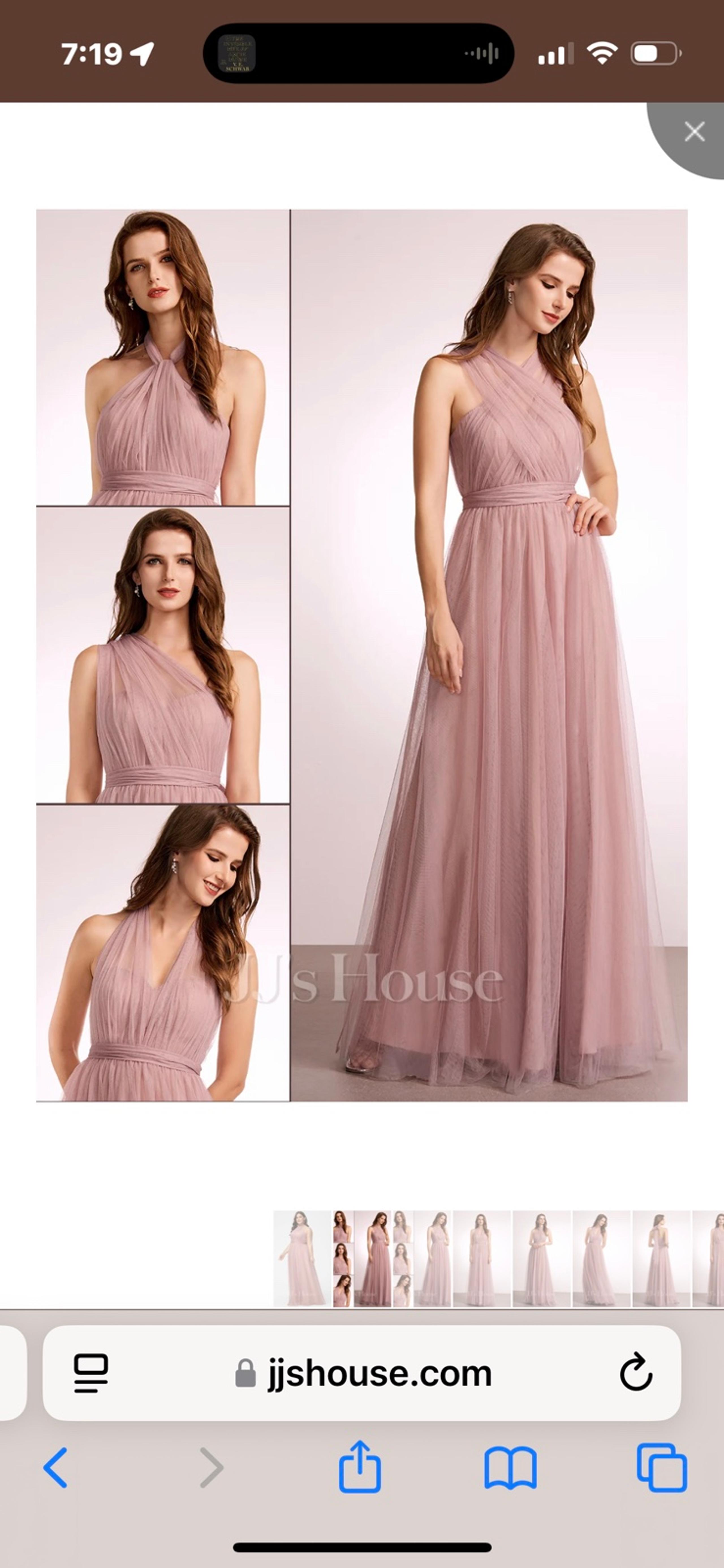 Jenny yoo Annabelle convertible dress sz 6