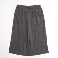 Eileen Fisher Womens Pants Wide Relaxed Cropped Gray Elastic Waist Tencel Large