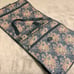 Vintage Skyway Floral Carpet Garment Suit Travel Carry On Bag w/ Lock & Key EUC