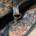 Vintage Skyway Floral Carpet Garment Suit Travel Carry On Bag w/ Lock & Key EUC