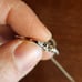JAI Silver Box Chain Station Necklace