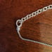 JAI Silver Box Chain Station Necklace